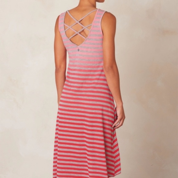 Prana Dresses & Skirts - Prana Henna Striped Sheath Dress size M // M22